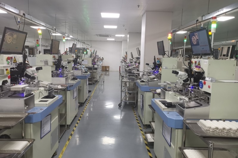 Demo Photoelectric Technology (Wuxi) Co., Ltd. productielijn van de fabrikant