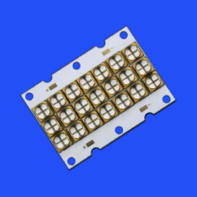 50*35mm 5035 365nm 150-250W 60 Deg UVA Array UV-module voor PCB-platenverpakkingen
