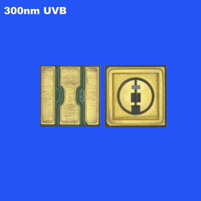 UVB 0.6W 3535 SMD LED Diode 300nm Hoog stralingsvermogen 120° Fotocuring Diodes voor lijmcuring