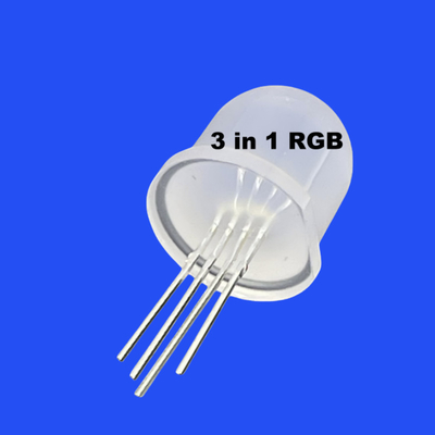 WS2812B 12mm 3 in 1 RGB Full Color Diffused Round Head 60 Degrees Adressable Pixel LED Diode Voor LED String Light